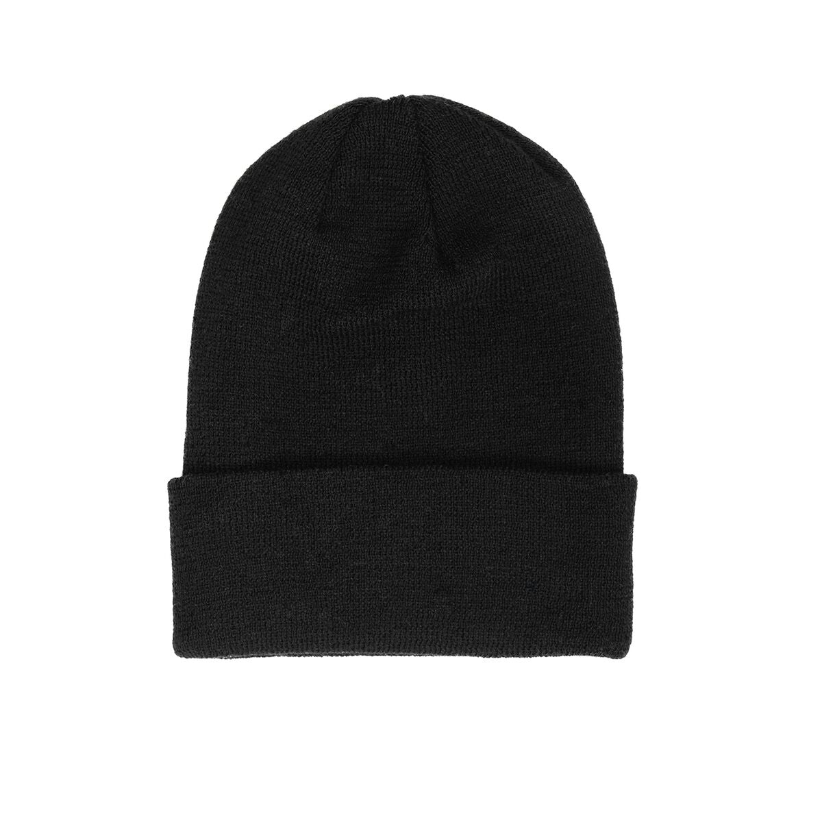 recycled-poly-fine-knit-beanie-f0 WebPDP-RecycledPolyFineKnitBeanie_Studio_Back_Black__BNE005002OS.jpg