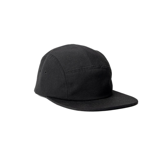 recycled-poly-flat-brim-5-panel-hat-x1 Web_PDP-FlatBrim5PanelHat_Studio_Front_Black.jpg